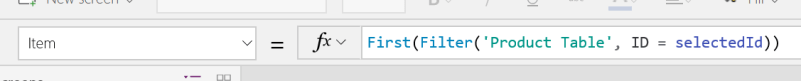 PowerApps Filter FormViewer