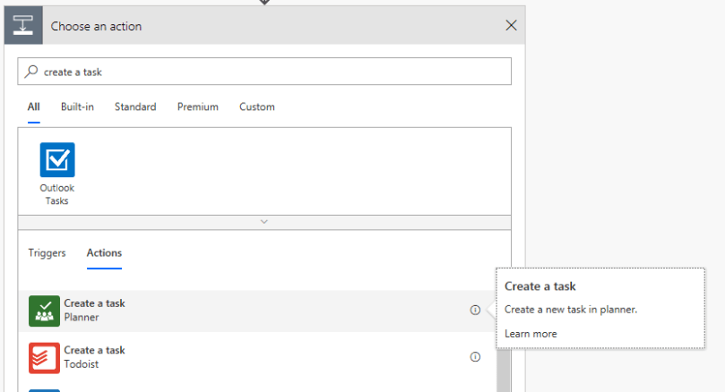 Flow: Create a Planner Task