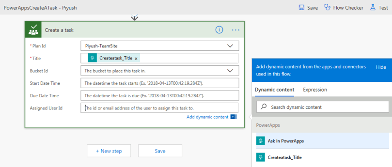 Flow: Planner Assigned Id
