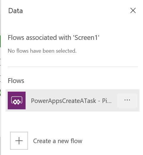 PowerApps: Select Flow